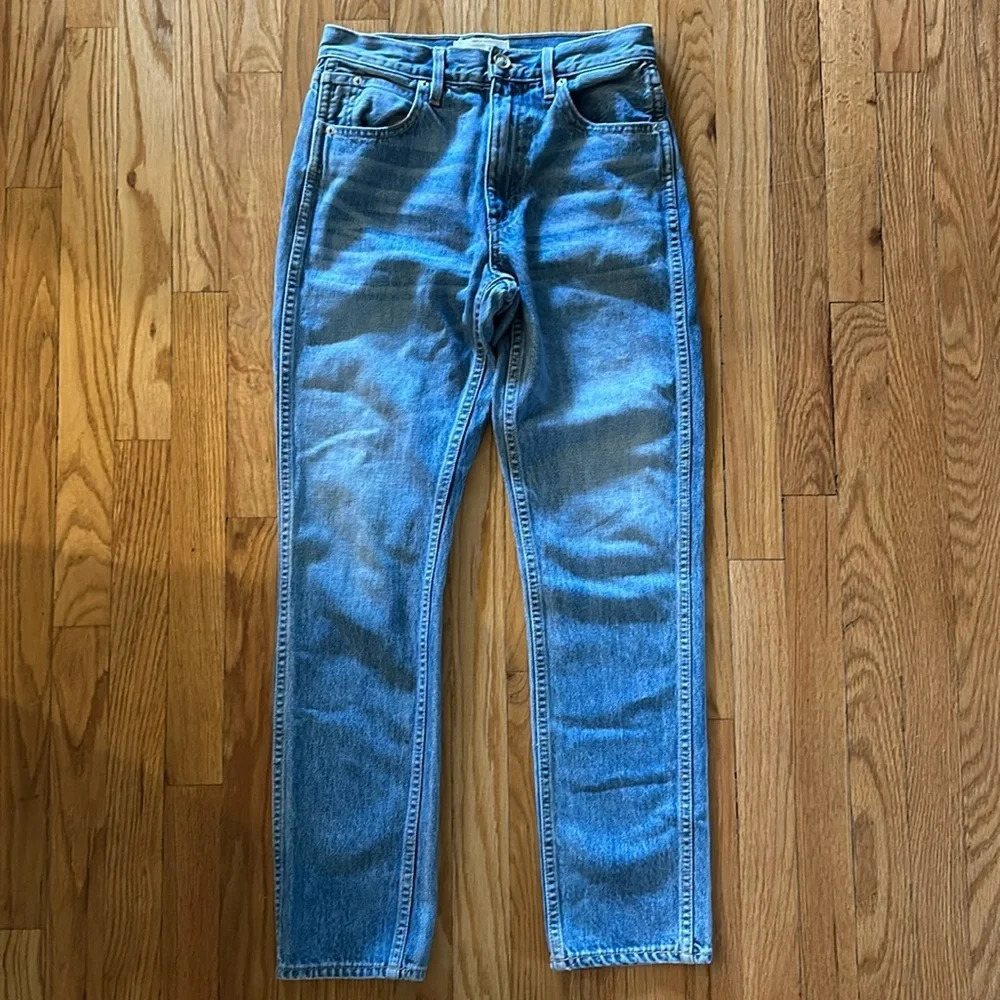 SLVRLAKE 26 denim jeans 13 1/5” waist 11”‎ rise 29” inseam great pre owned cond